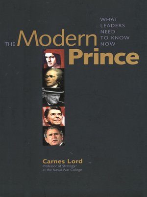cover image of The Modern Prince